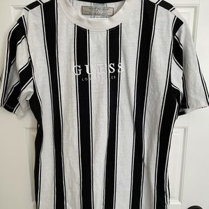 Guess Black and White Short sleeve t-shirt